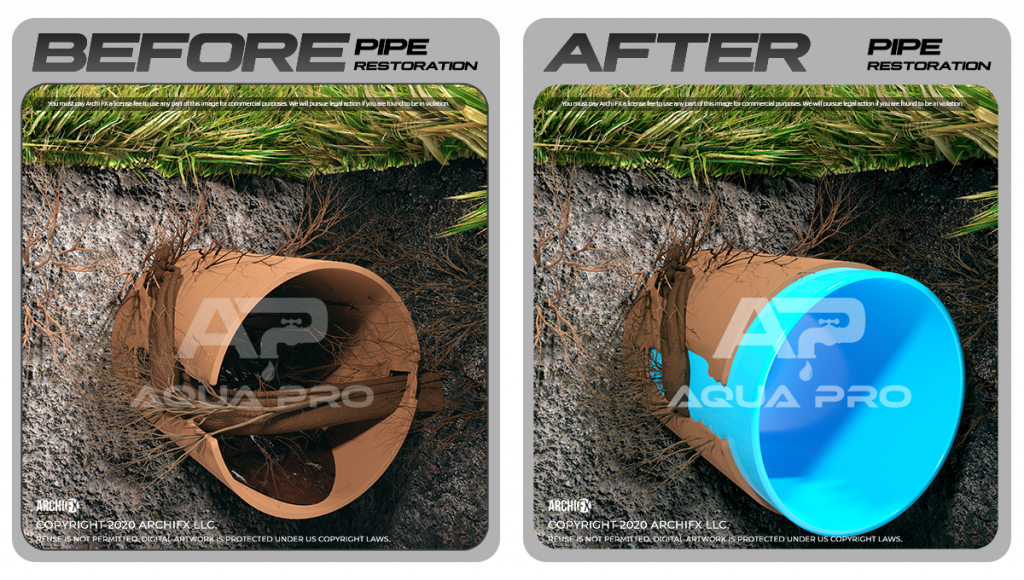 before-after-cipp-trenchless-sewer-miami