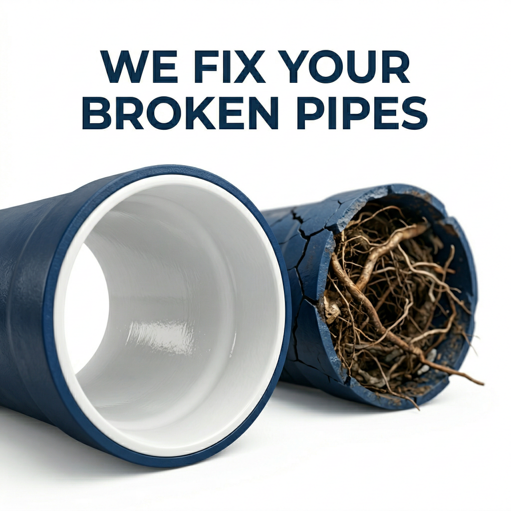 We fix broken pipes hero